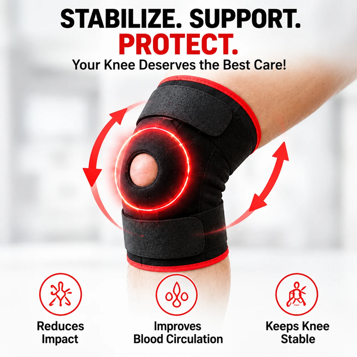 Perfect Fit Magnetic Knee Support(Buy 1 pair Get 1 pair free)