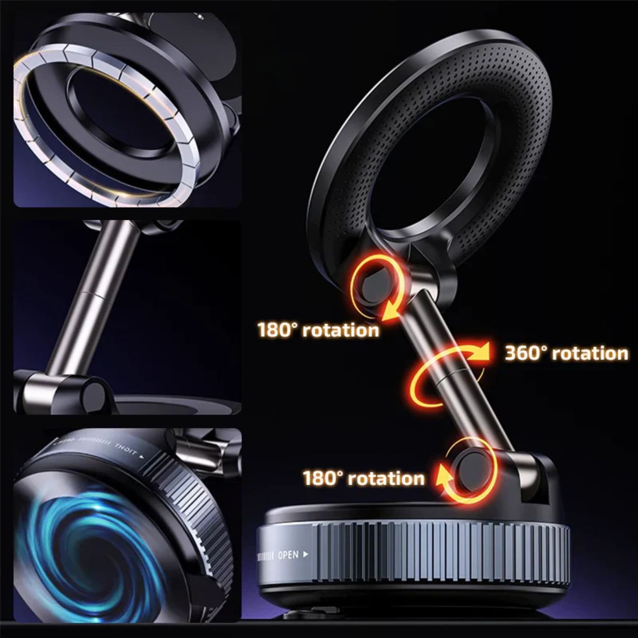 360° MagPro Magnetic Phone Holder