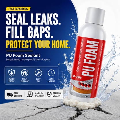 Gap Filler Foam Spray | Waterproof Crack & Leak Sealant