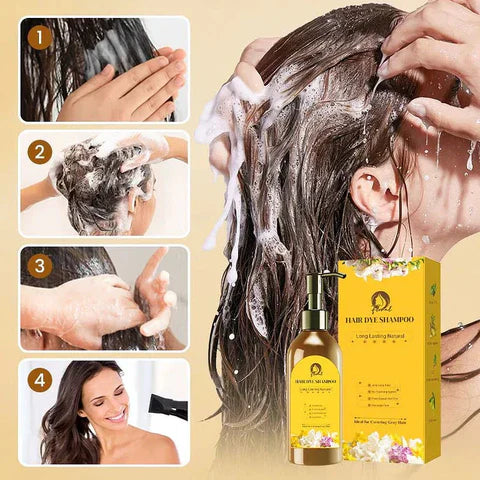 Japanese Long Lasting Natural Hair Dye Shampoo