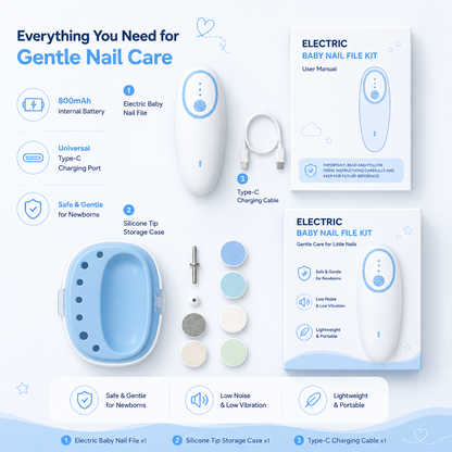 Gentle Baby Nail Trimmer | Rechargeable