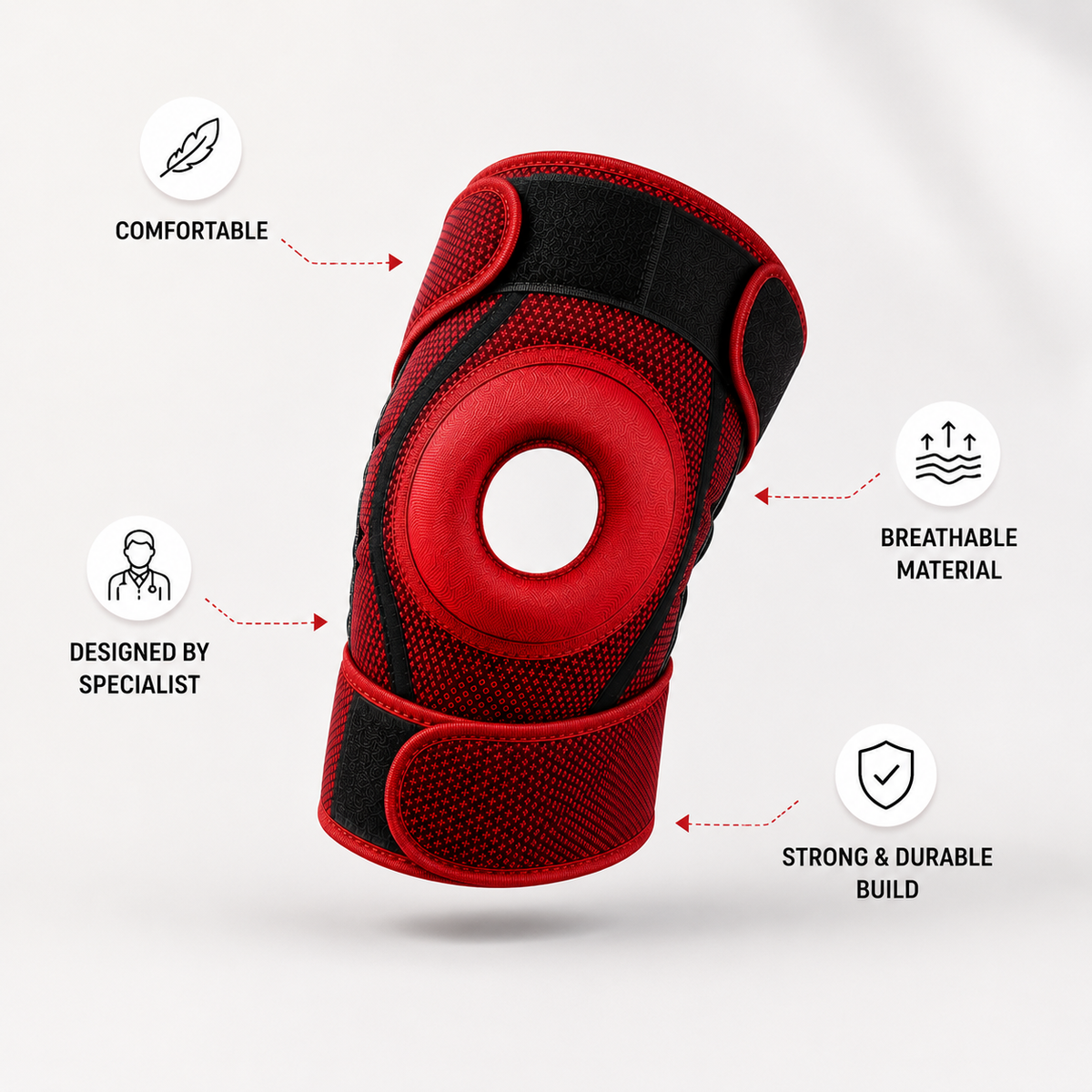Silicon Knee Support For Pain Buy1 Get1 Free