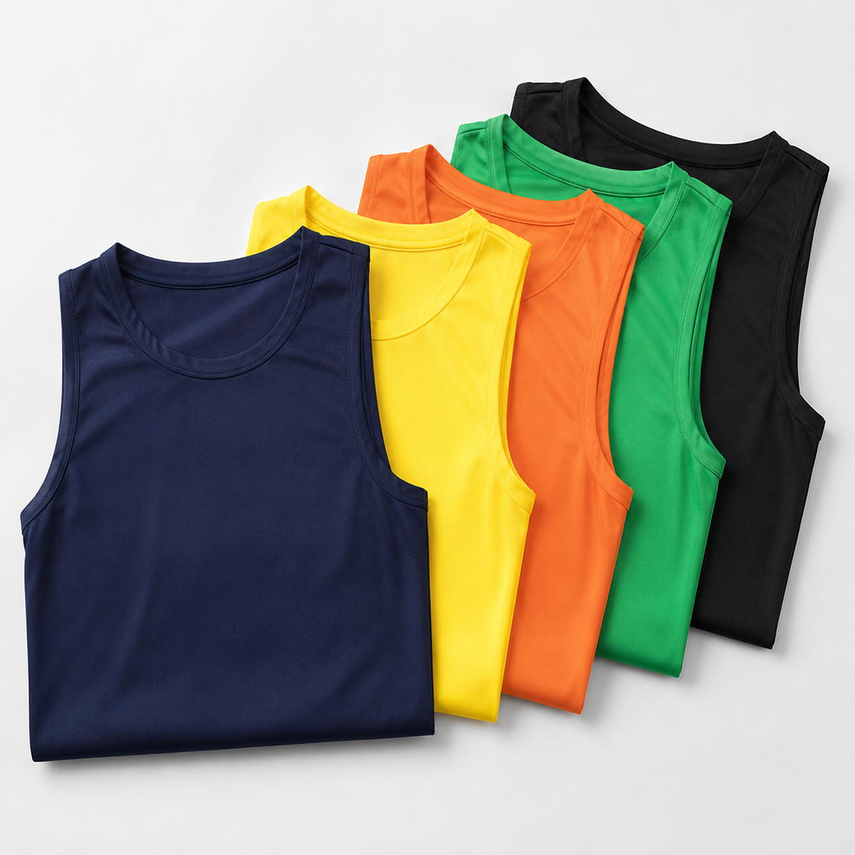 Pack Of 5 Sleeveless Vests For Men