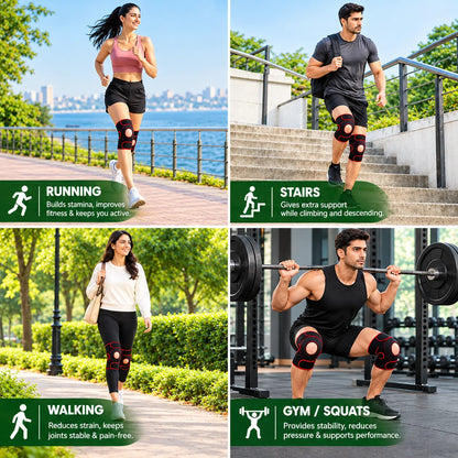 Perfect Fit Magnetic Knee Support(Buy 1 pair Get 1 pair free)