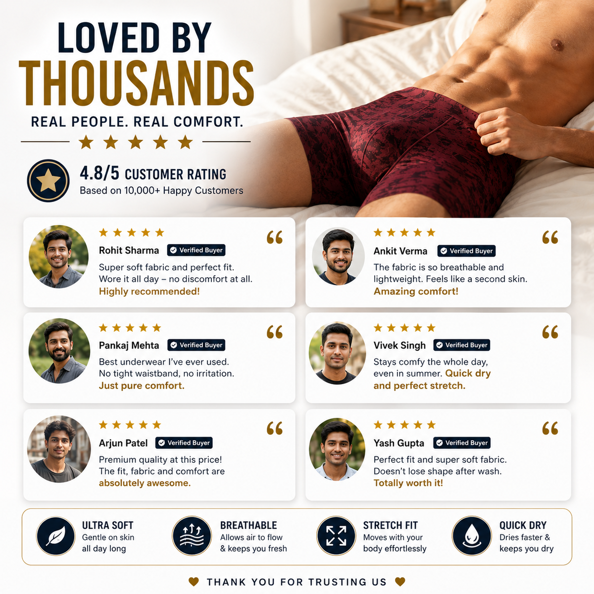 Attractive Printed Underwears